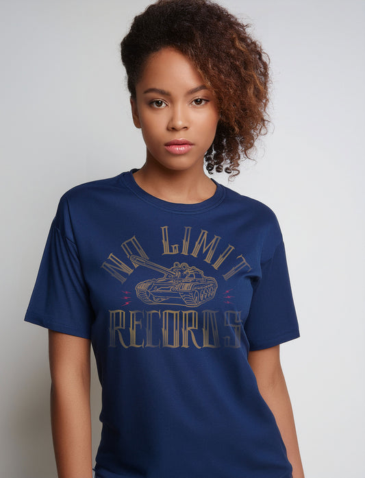 No Limit Records Navy Tee